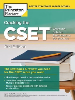 cover image of Cracking the CSET (California Subject Examinations for Teachers)